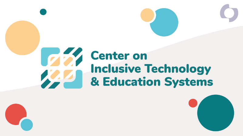 Center on Inclusive Technology & Education Systems (CITES) logo, CAST mark