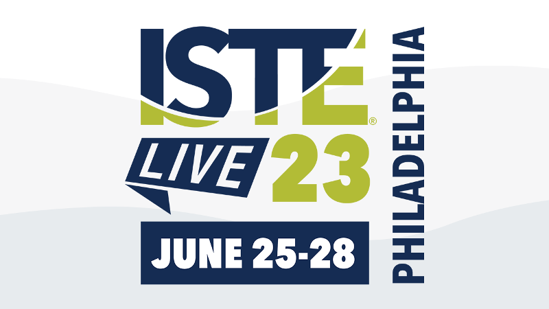 Logo: ISTE Live 23, June 25-28, Philadelphia